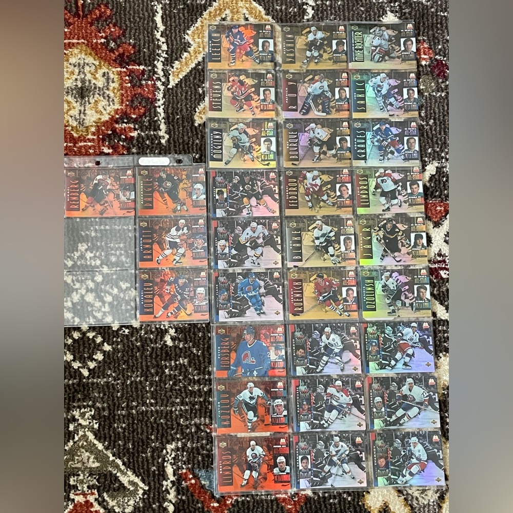 Upper Deck holographic hockey cards vintage rare collection NHL 90s nostalgia